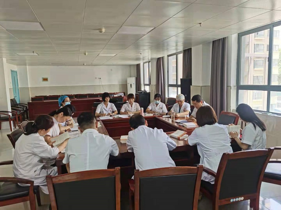 地矿医院临床党支部集中组织学习习近平总书记在庆祝中国共产党成立100周年大会上的重要讲话