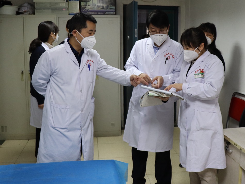 陕西地矿医院开展春节前疫情防控及安全大检查
